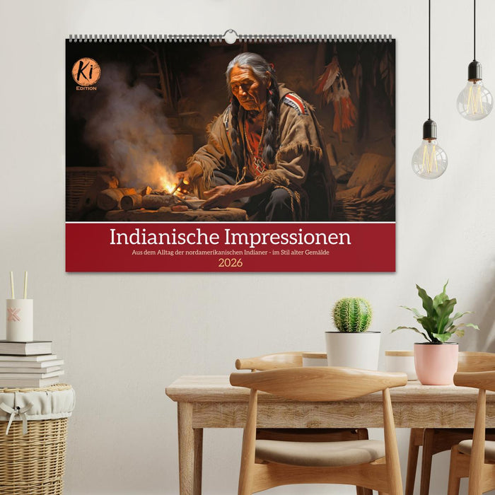 Indianische Impressionen (CALVENDO Wandkalender 2026)