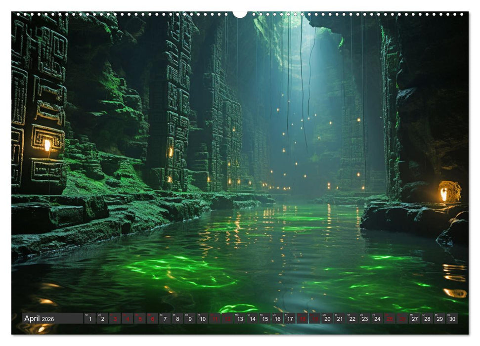 Rätselhaftes aus der Archäologie (CALVENDO Wandkalender 2026)