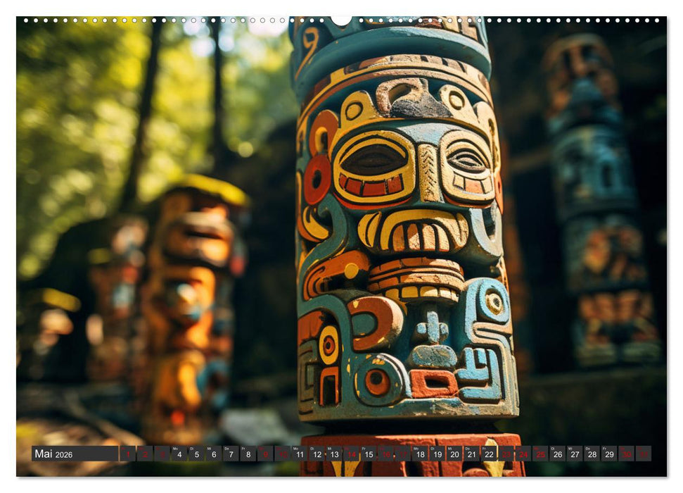 Rätselhaftes aus der Archäologie (CALVENDO Wandkalender 2026)