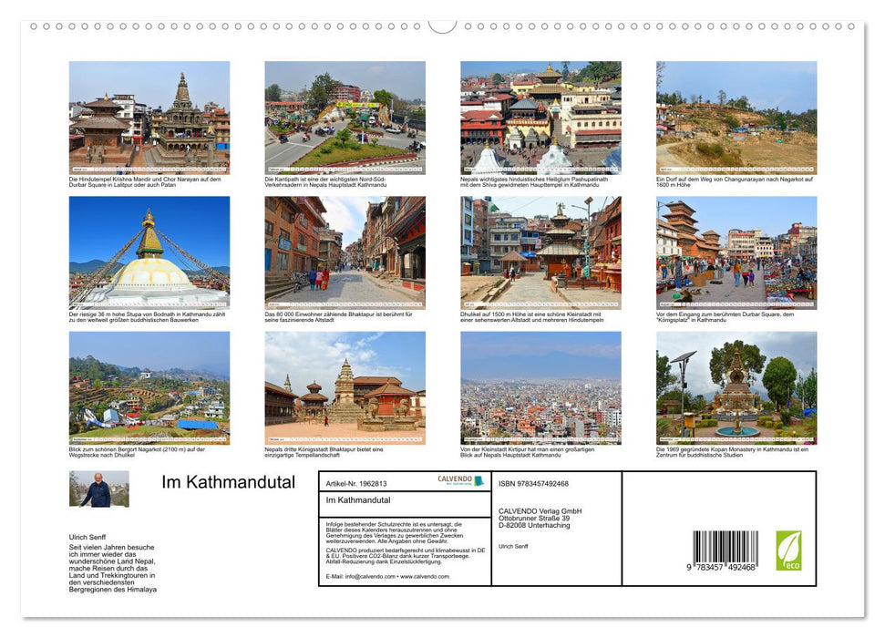 Im Kathmandutal (CALVENDO Premium Wandkalender 2026)