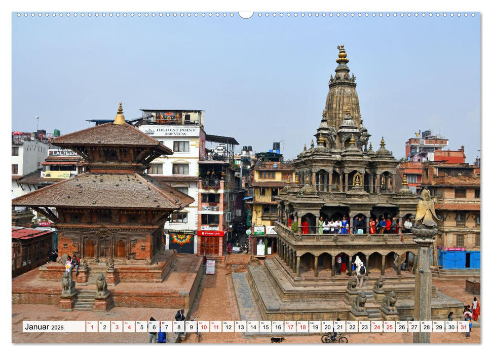 Im Kathmandutal (CALVENDO Premium Wandkalender 2026)