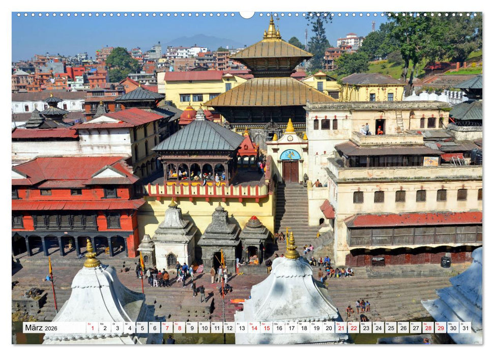 Im Kathmandutal (CALVENDO Premium Wandkalender 2026)