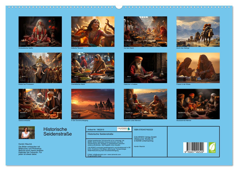 Historische Seidenstraße (CALVENDO Premium Wandkalender 2026)
