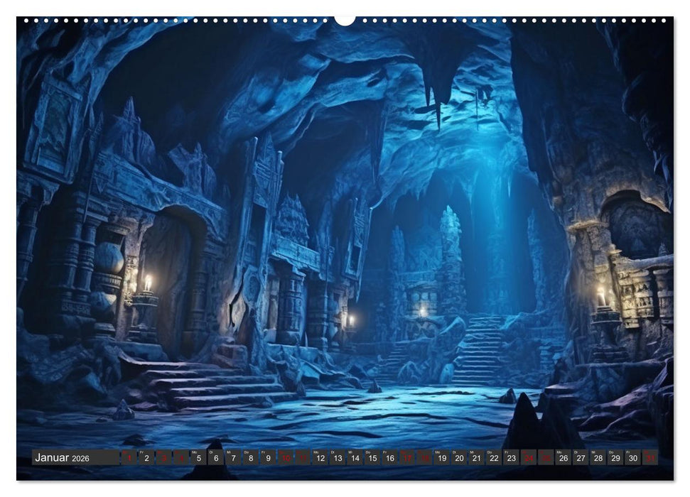 Rätselhaftes aus der Archäologie (CALVENDO Premium Wandkalender 2026)