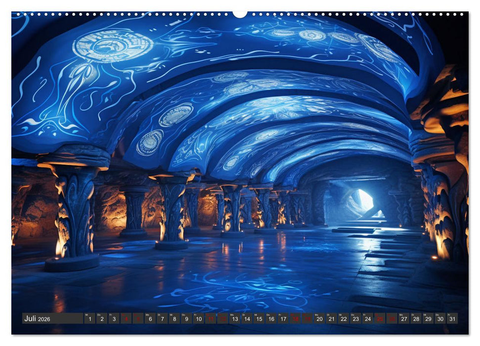 Rätselhaftes aus der Archäologie (CALVENDO Premium Wandkalender 2026)