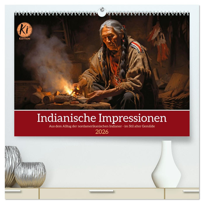 Indianische Impressionen (CALVENDO Premium Wandkalender 2026)