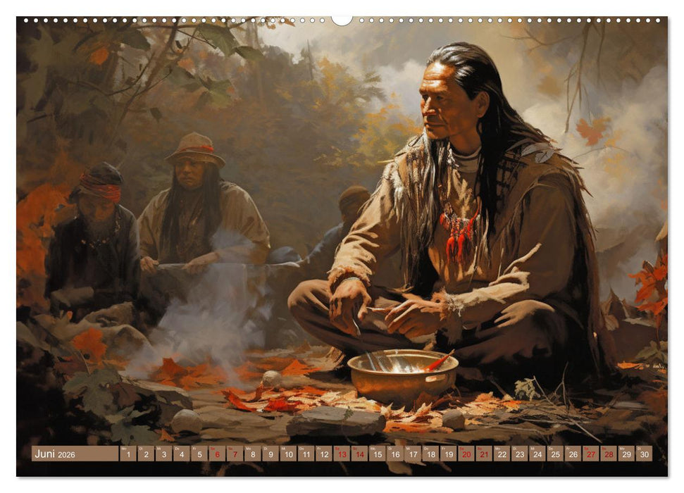 Indianische Impressionen (CALVENDO Premium Wandkalender 2026)