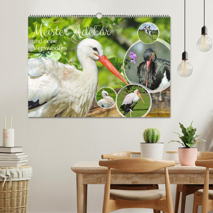Meister Adebar und seine Verwandten (CALVENDO Wandkalender 2026)
