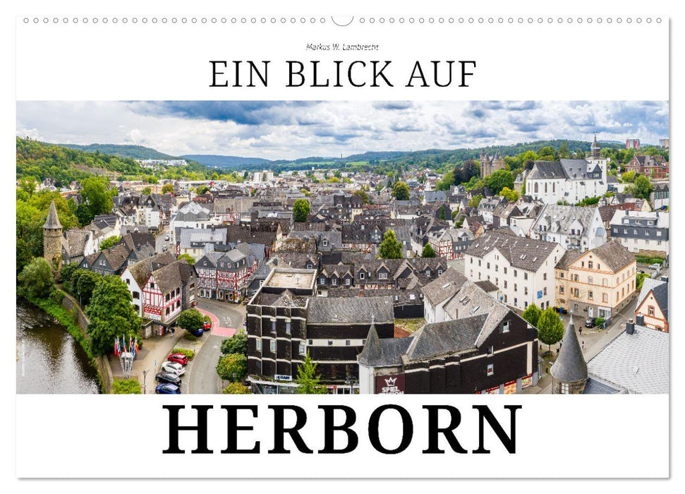 Ein Blick auf Herborn (CALVENDO Wandkalender 2026)