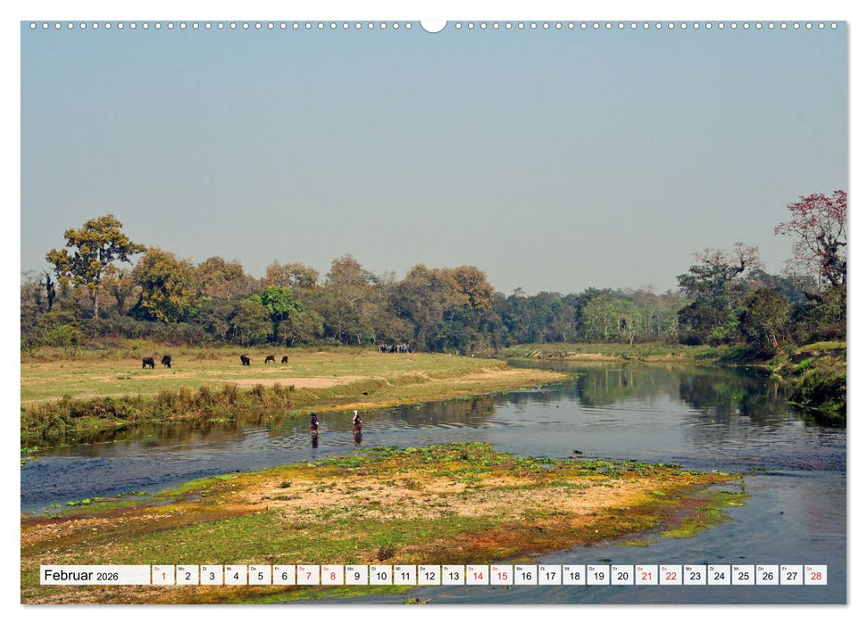 Das TERAI, Nepals fruchtbare Tiefebene (CALVENDO Wandkalender 2026)