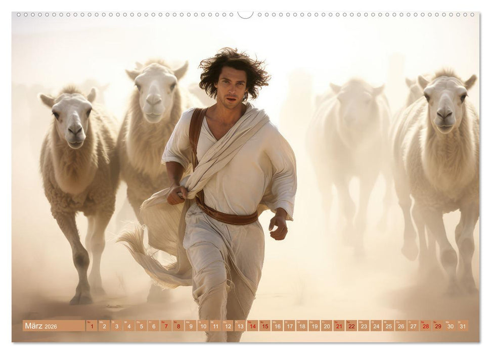 Mensch und Tier – Wüstenfantasien (CALVENDO Premium Wandkalender 2026)