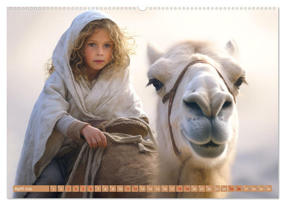 Mensch und Tier – Wüstenfantasien (CALVENDO Premium Wandkalender 2026)