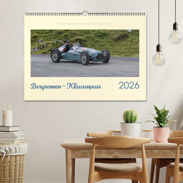 Bergrennen – Klausenpass (CALVENDO Wandkalender 2026)