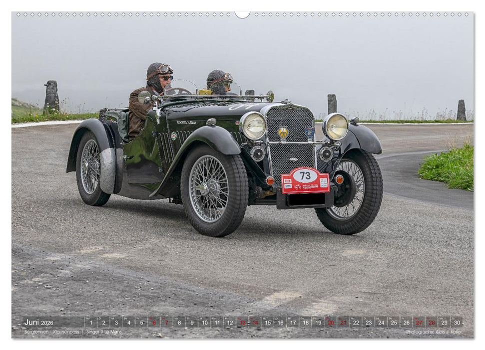 Bergrennen – Klausenpass (CALVENDO Wandkalender 2026)