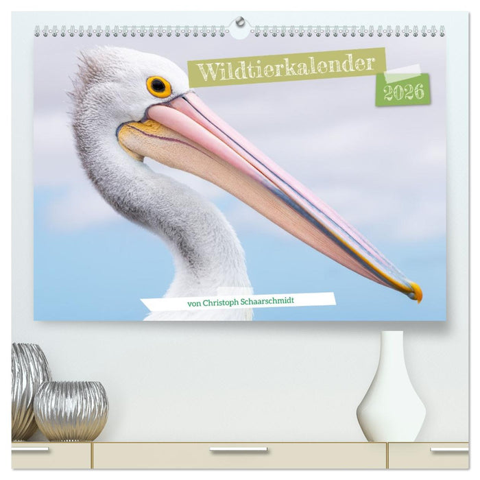 Wildtierkalender (CALVENDO Premium Wandkalender 2026)