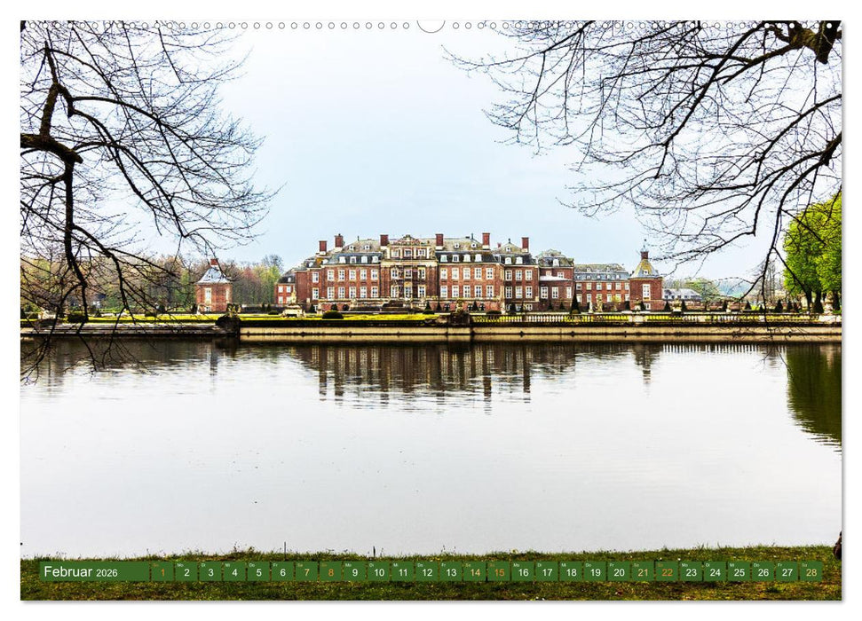 Dülmen - Wildpferde, Burgen und Schlösser (CALVENDO Premium Wandkalender 2026)