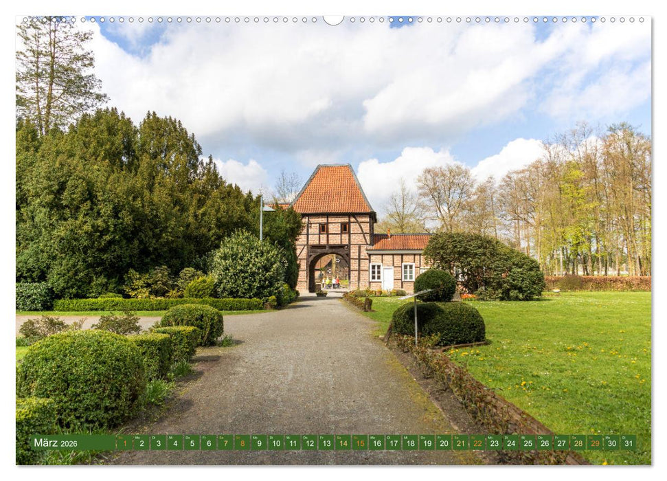 Dülmen - Wildpferde, Burgen und Schlösser (CALVENDO Premium Wandkalender 2026)