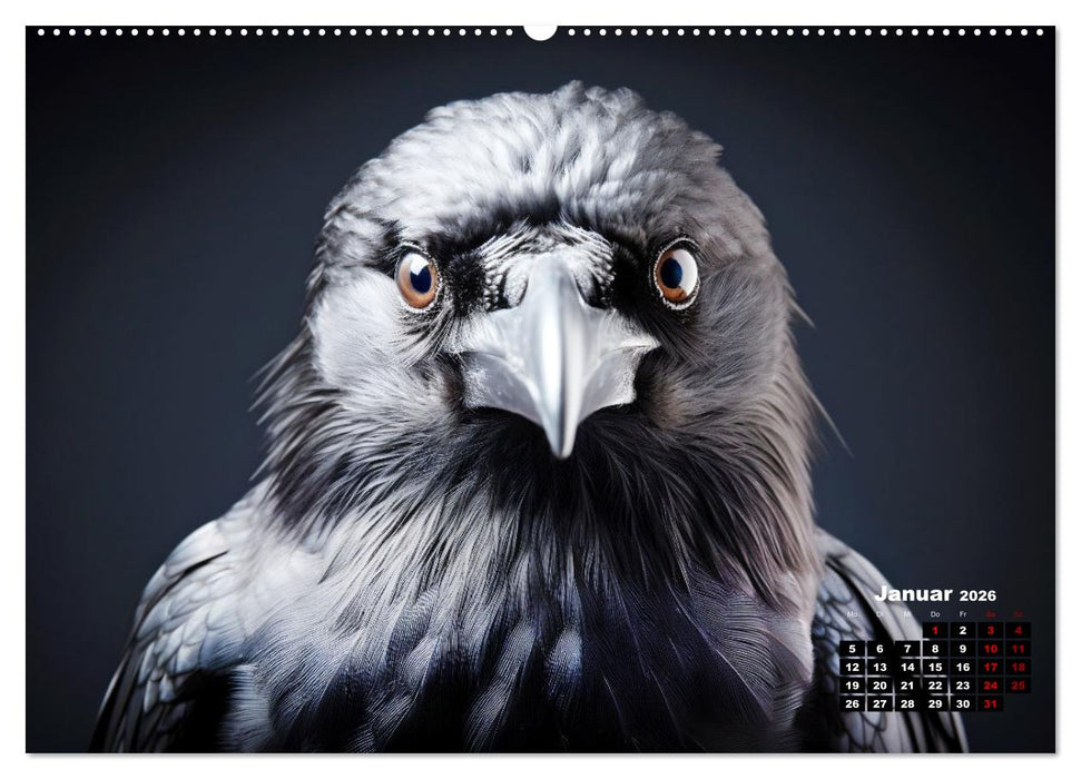 Only Black (CALVENDO Premium Wandkalender 2026)
