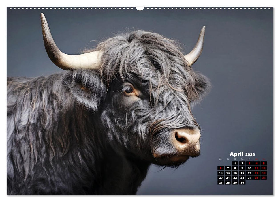 Only Black (CALVENDO Premium Wandkalender 2026)