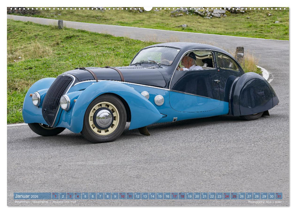 Bergrennen – Klausenpass (CALVENDO Premium Wandkalender 2026)