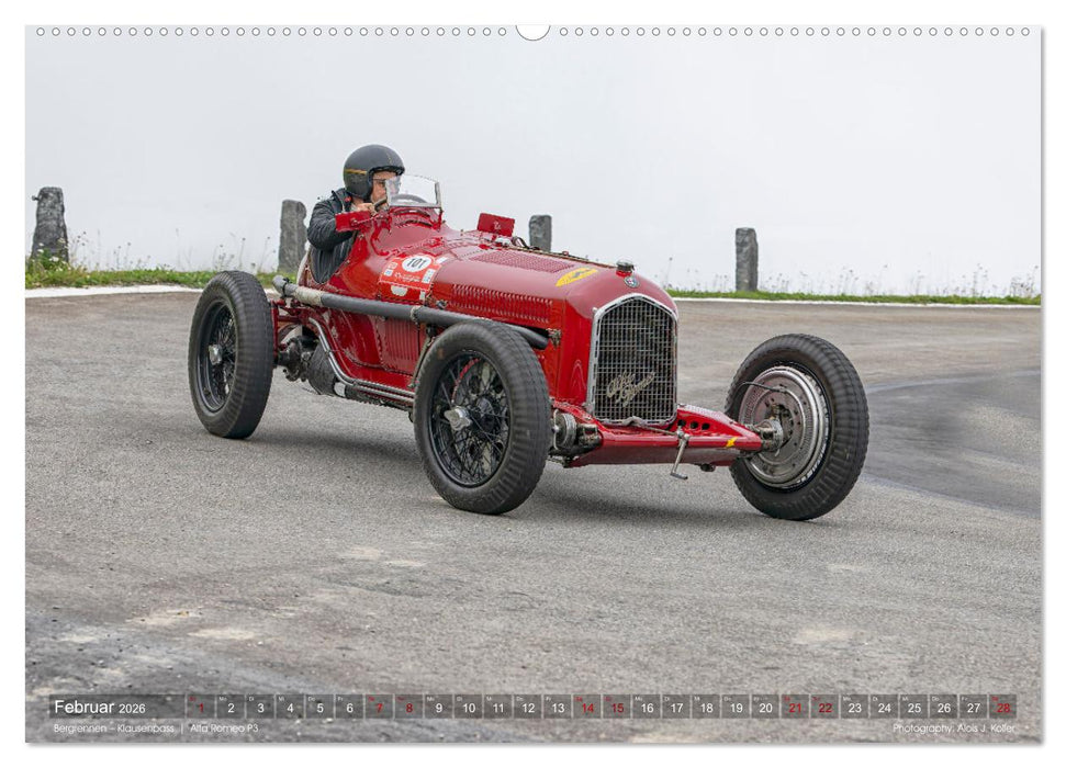 Bergrennen – Klausenpass (CALVENDO Premium Wandkalender 2026)