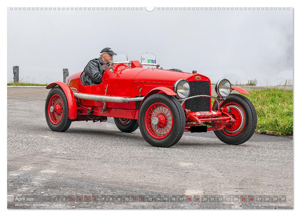 Bergrennen – Klausenpass (CALVENDO Premium Wandkalender 2026)