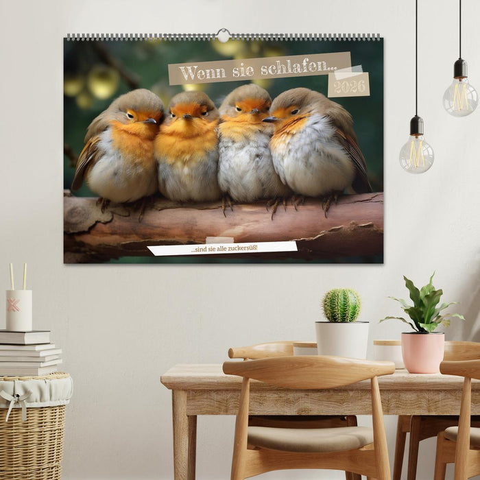 Wenn sie schlafen... (CALVENDO Wandkalender 2026)