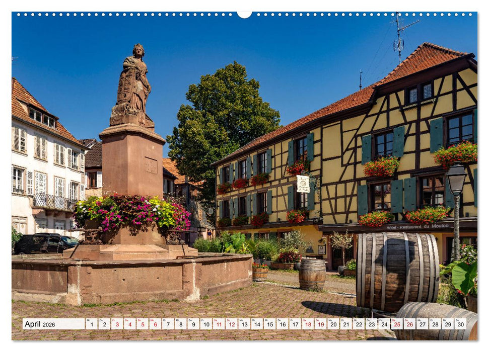 Die Elsässer Weinstraße (CALVENDO Wandkalender 2026)