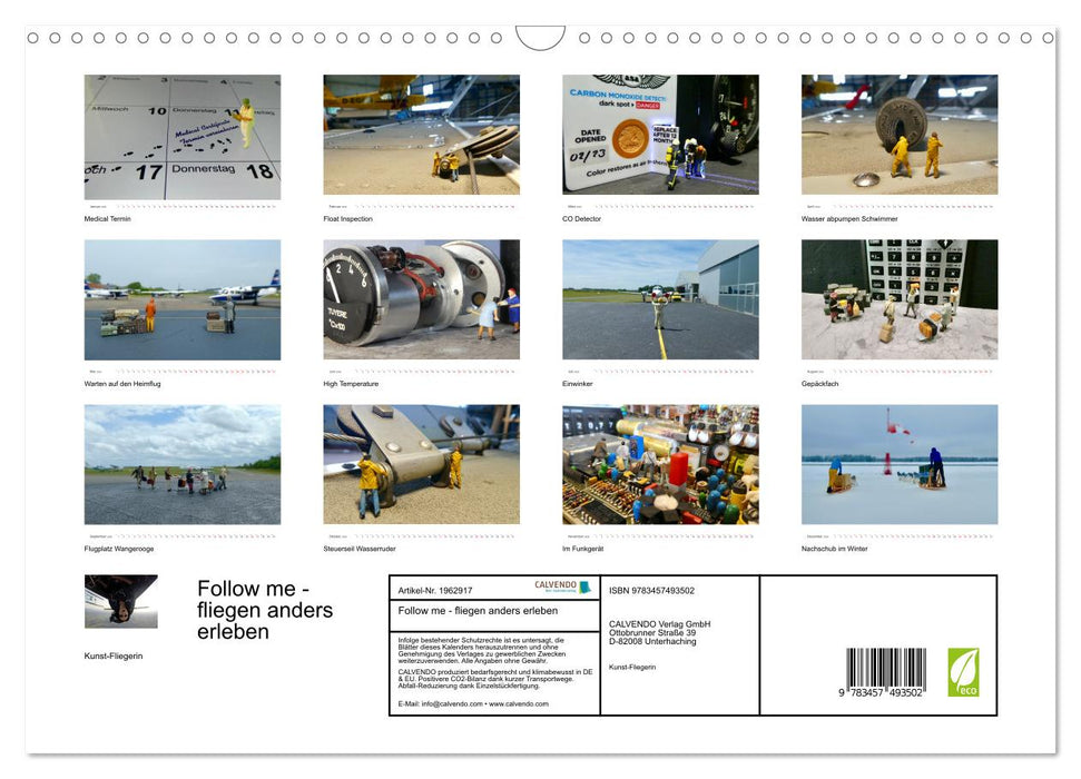 Follow me - fliegen anders erleben (CALVENDO Wandkalender 2026)