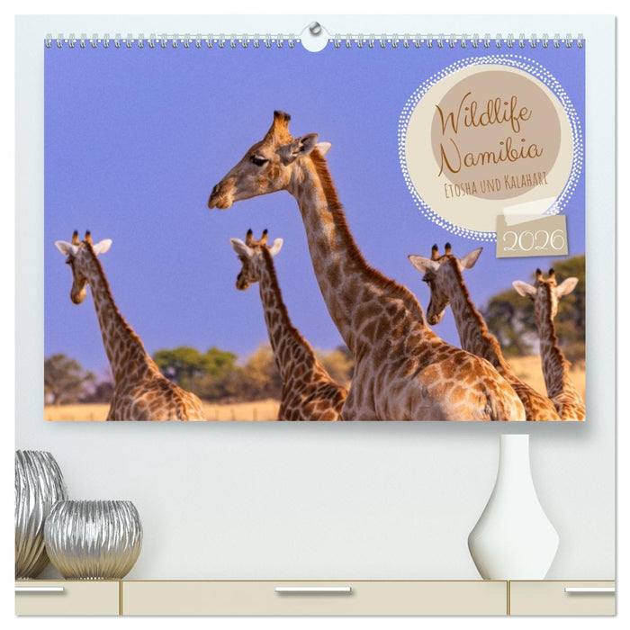 Wildlife Namibia - Etosha und Kalahari (CALVENDO Premium Wandkalender 2026)
