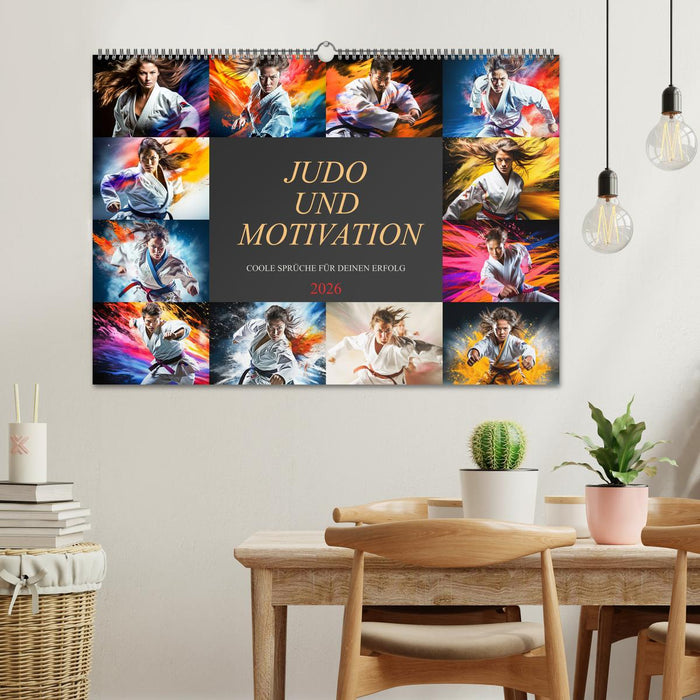 Judo und Motivation (CALVENDO Wandkalender 2026)