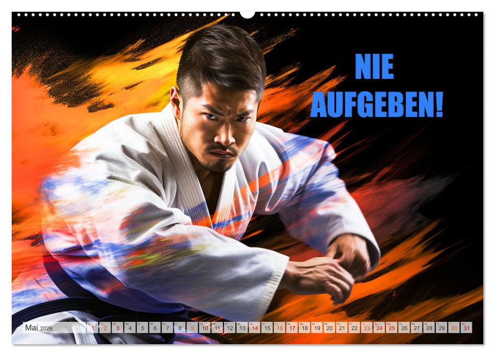Judo und Motivation (CALVENDO Wandkalender 2026)