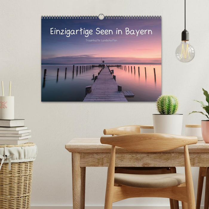 Einzigartige Seen in Bayern (CALVENDO Wandkalender 2026)
