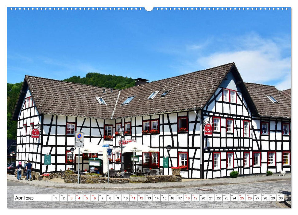 Fachwerkhäuser - Historische Gebäude rund um Simmerath (CALVENDO Premium Wandkalender 2026)