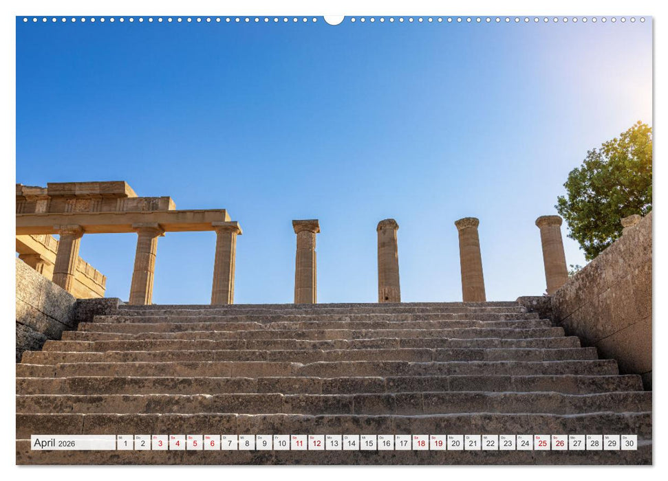 Rhodos und Symi (CALVENDO Wandkalender 2026)