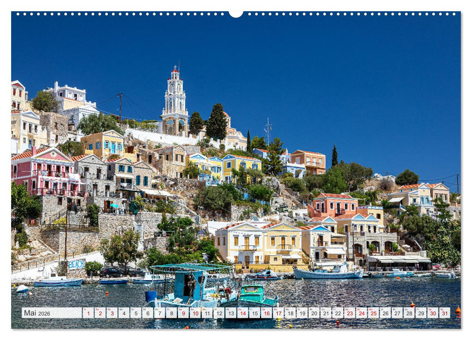 Rhodos und Symi (CALVENDO Wandkalender 2026)