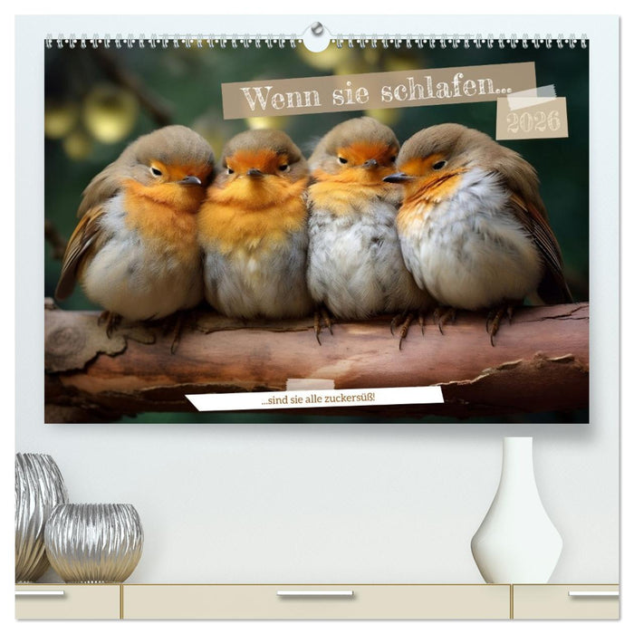 Wenn sie schlafen... (CALVENDO Premium Wandkalender 2026)