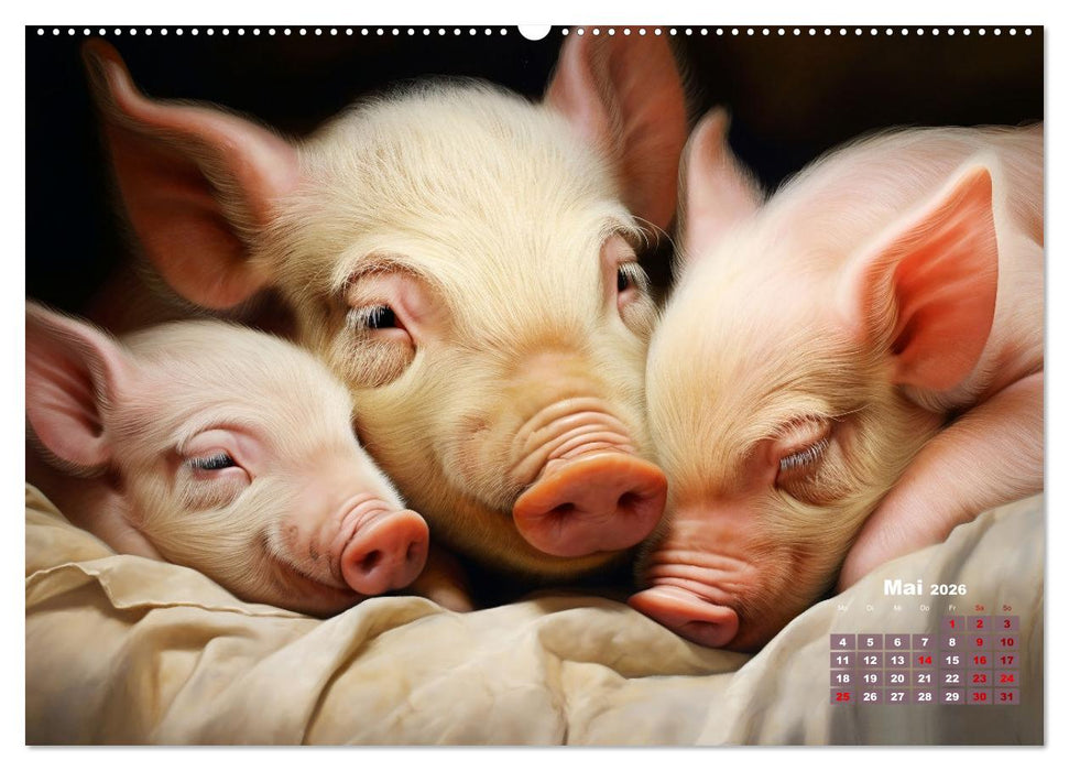 Wenn sie schlafen... (CALVENDO Premium Wandkalender 2026)