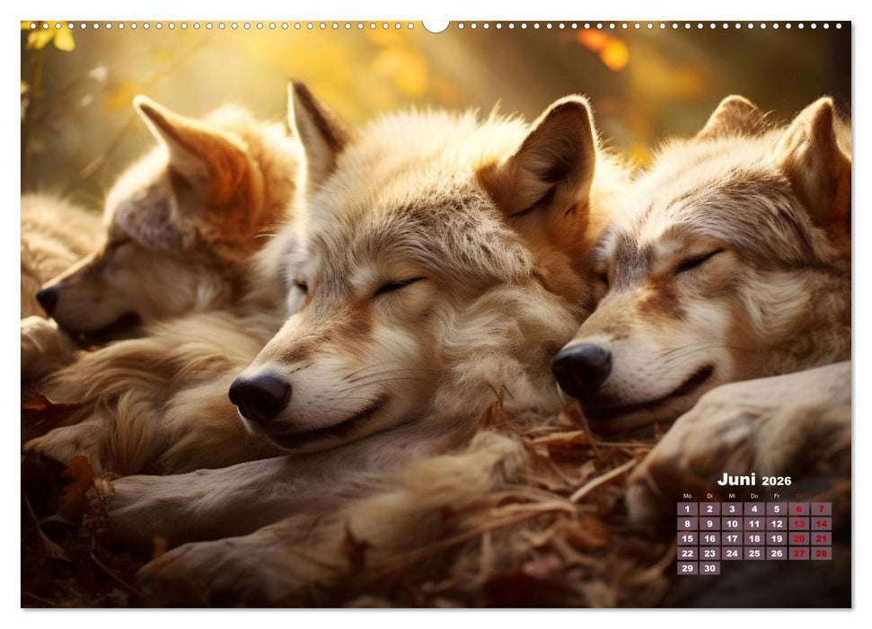 Wenn sie schlafen... (CALVENDO Premium Wandkalender 2026)