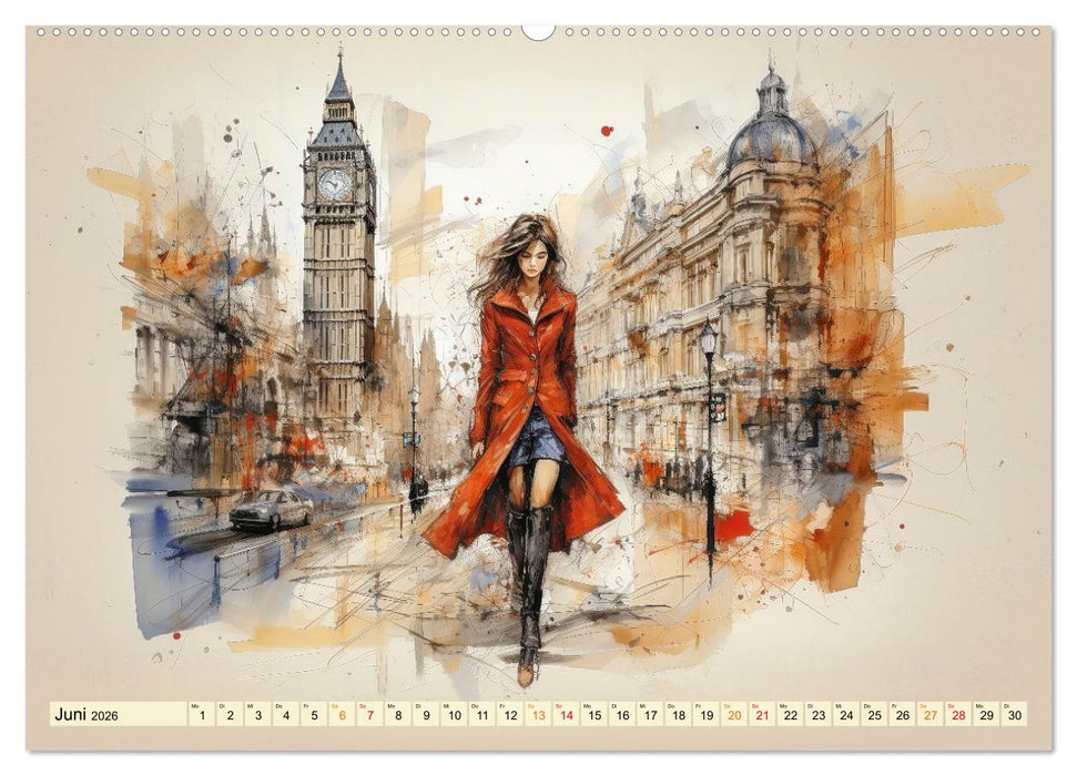 Mode Welt (CALVENDO Premium Wandkalender 2026)