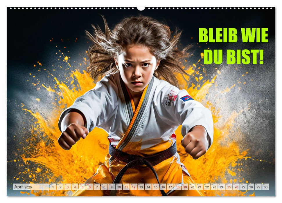 Judo und Motivation (CALVENDO Premium Wandkalender 2026)