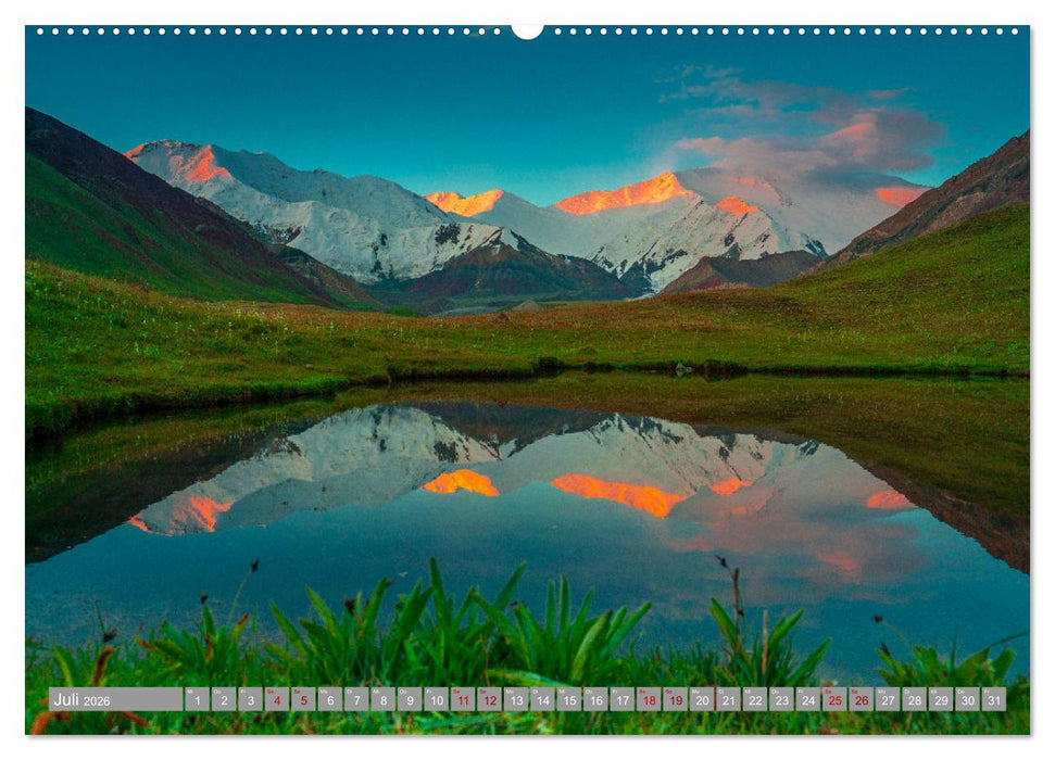 Kirgistan Bergparadies in Zentralasien (CALVENDO Premium Wandkalender 2026)