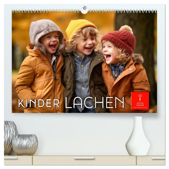 Kinder Lachen (CALVENDO Premium Wandkalender 2026)