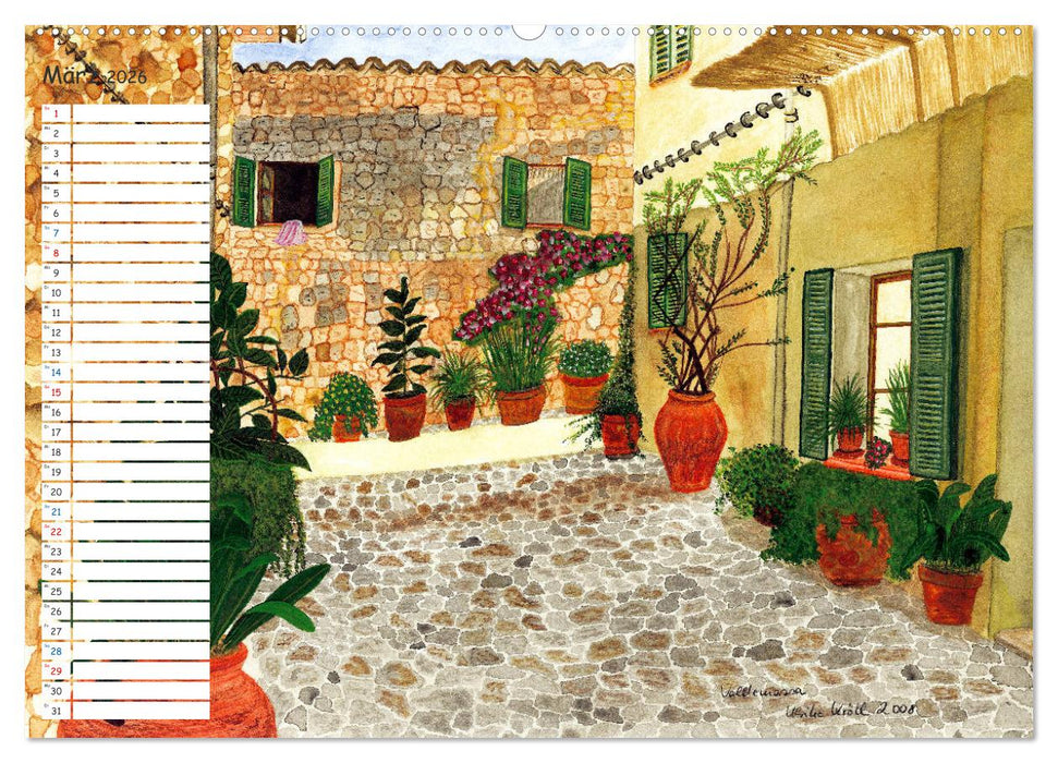 Faszination Malerei - Planer (CALVENDO Premium Wandkalender 2026)