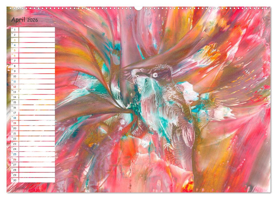 Faszination Malerei - Planer (CALVENDO Premium Wandkalender 2026)