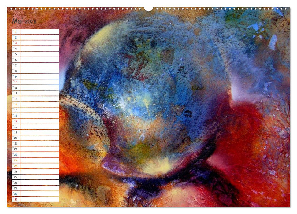 Faszination Malerei - Planer (CALVENDO Premium Wandkalender 2026)