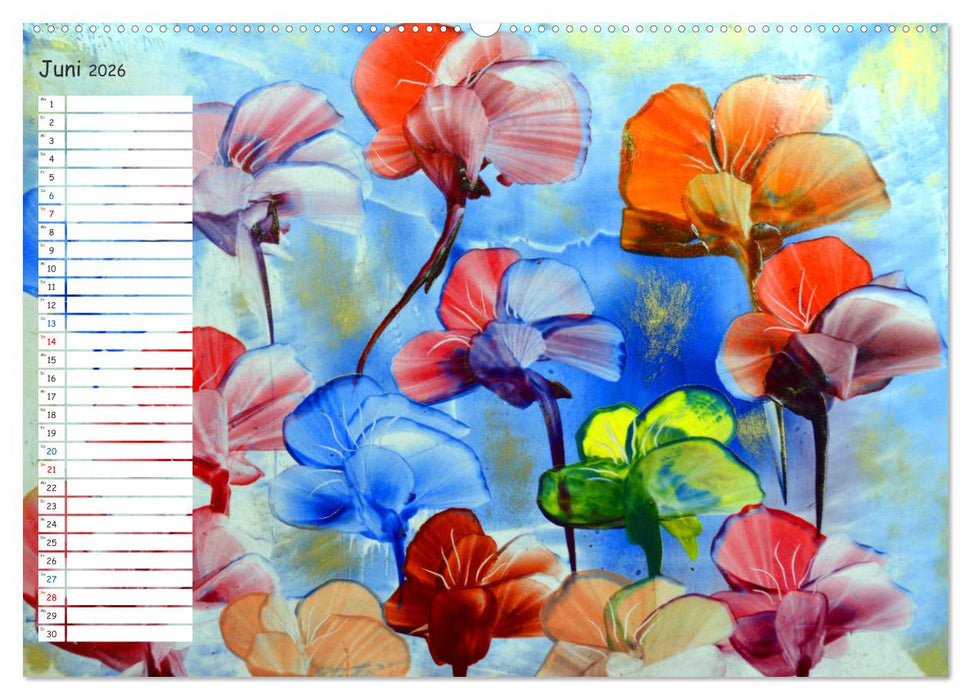 Faszination Malerei - Planer (CALVENDO Premium Wandkalender 2026)