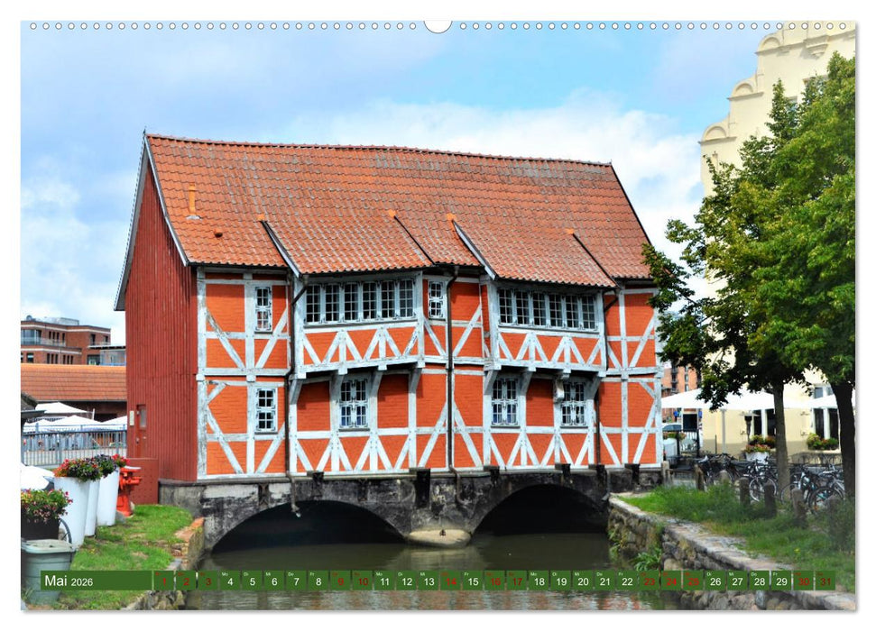 WISMAR die Hanststadt (CALVENDO Premium Wandkalender 2026)