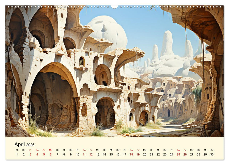 Surreale Wüste (CALVENDO Wandkalender 2026)