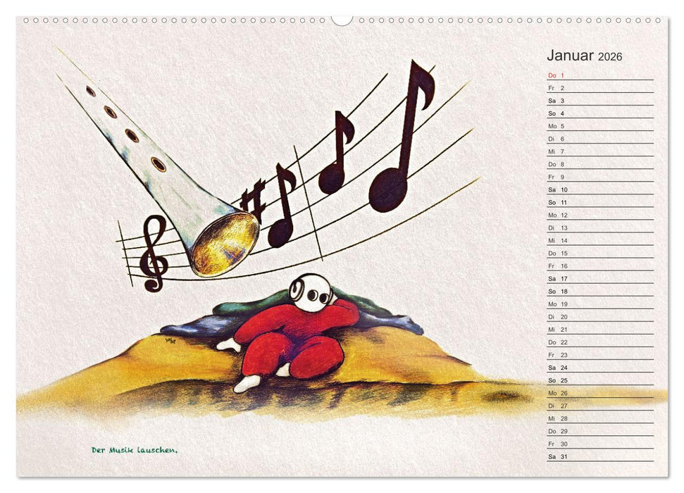 Schilcher träumt ... (CALVENDO Wandkalender 2026)